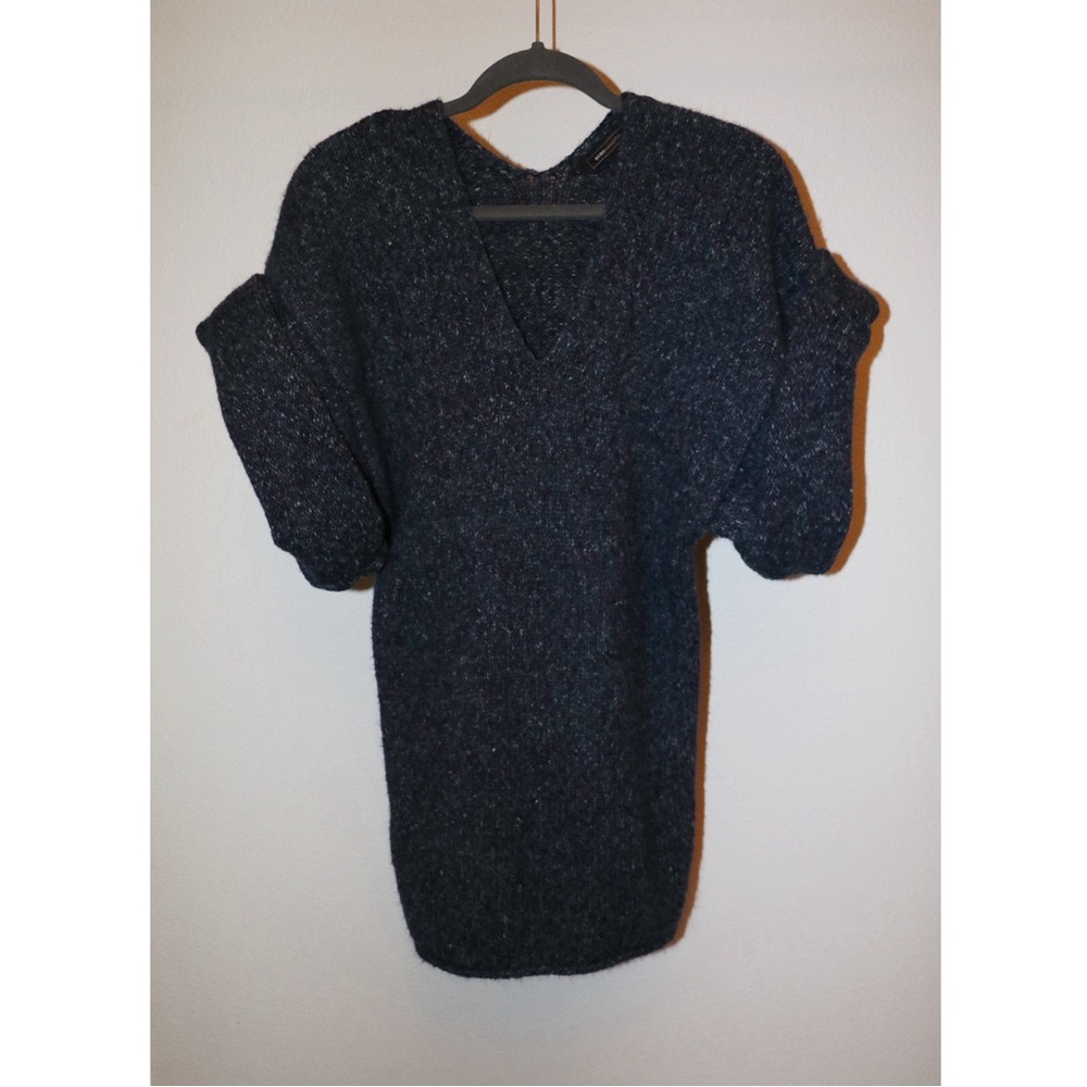 BCBGMAXAZRIA blue sweater dress